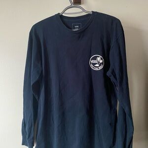 Vans Men's Dark Blue Long Sleeve Shirt